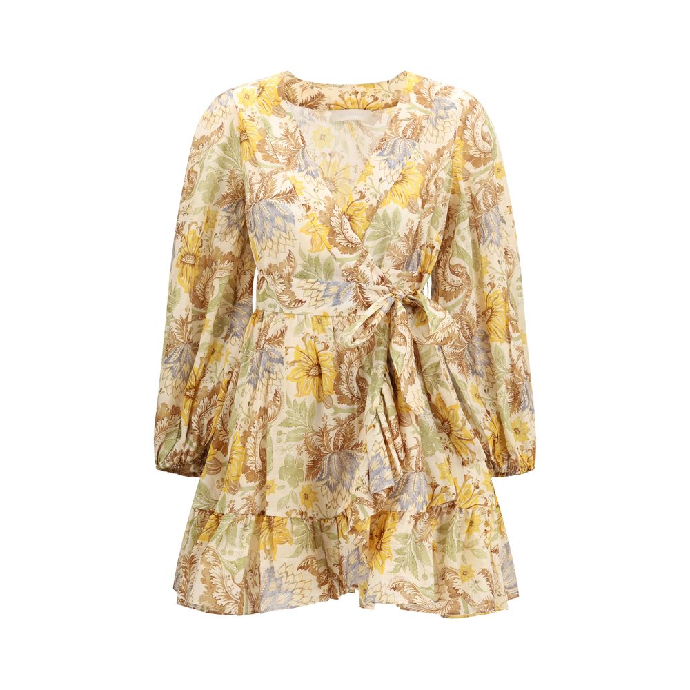 Zimmermann Two-Tone Cotton Casual Dress