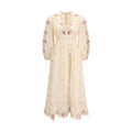 Zimmermann Beige Leinen-Freizeitkleid