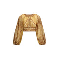 Zimmermann Zweifarbige Baumwollbluse