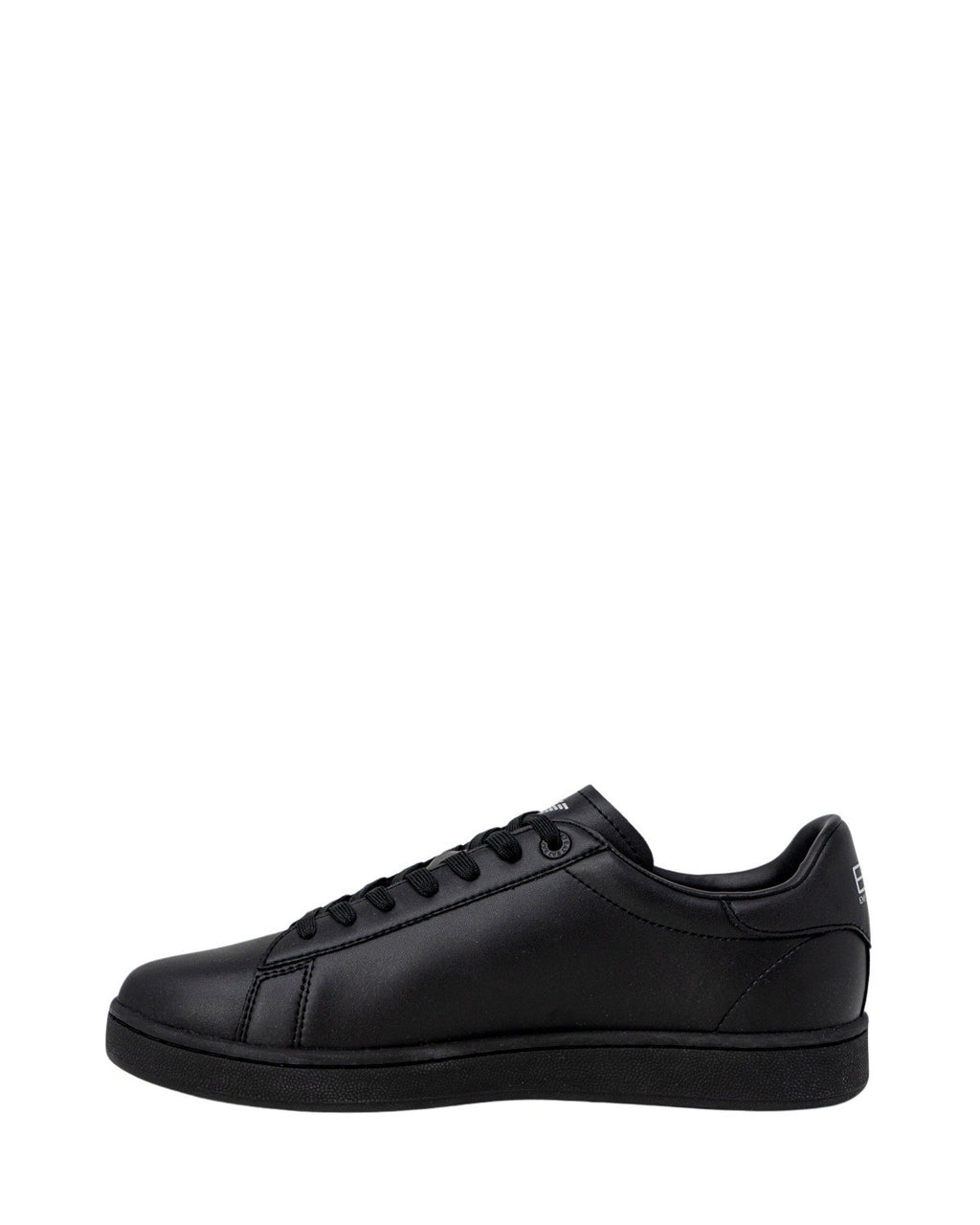 EA7 Emporio Armani Schwarze Low-Top-Sneaker aus Polyester