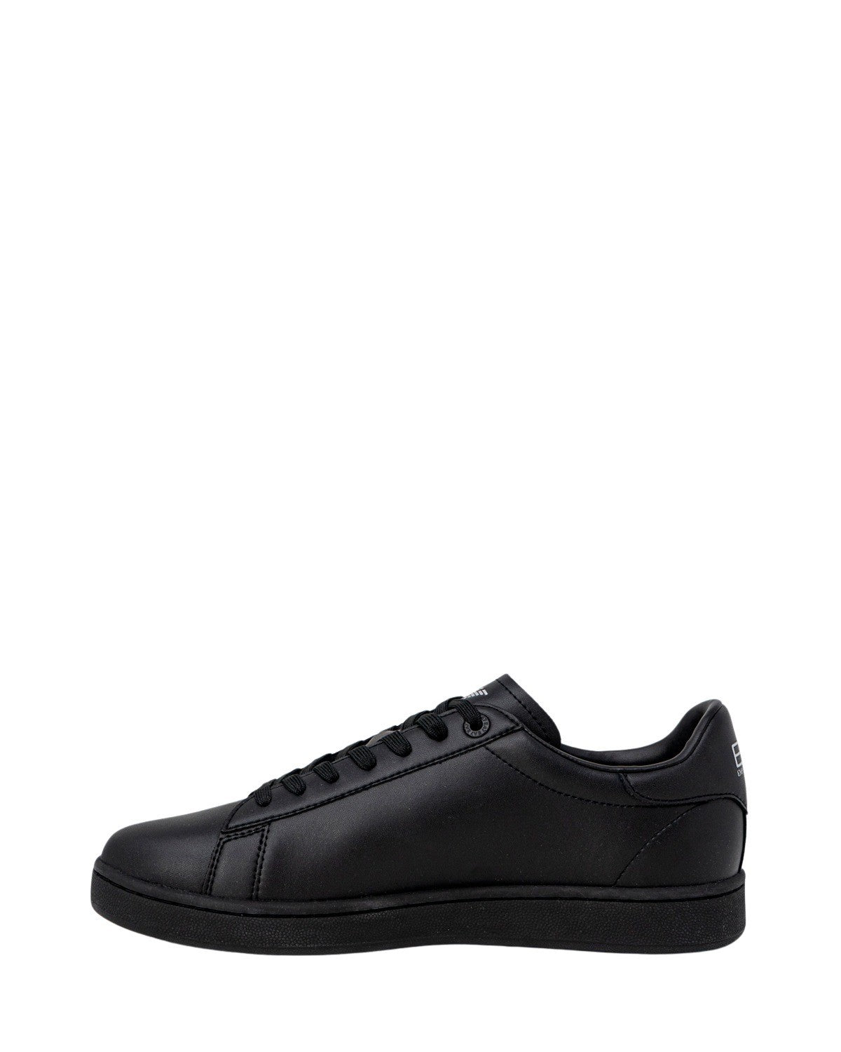 EA7 Emporio Armani Schwarze Low-Top-Sneaker aus Polyester
