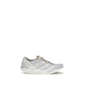 Y-3 Graue Stoff-Sneaker mit niedrigem Schaft