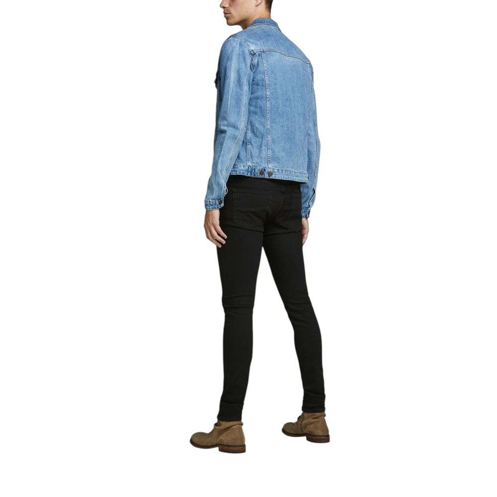 Jack Jones Schwarze Skinny Jeans aus Baumwolle