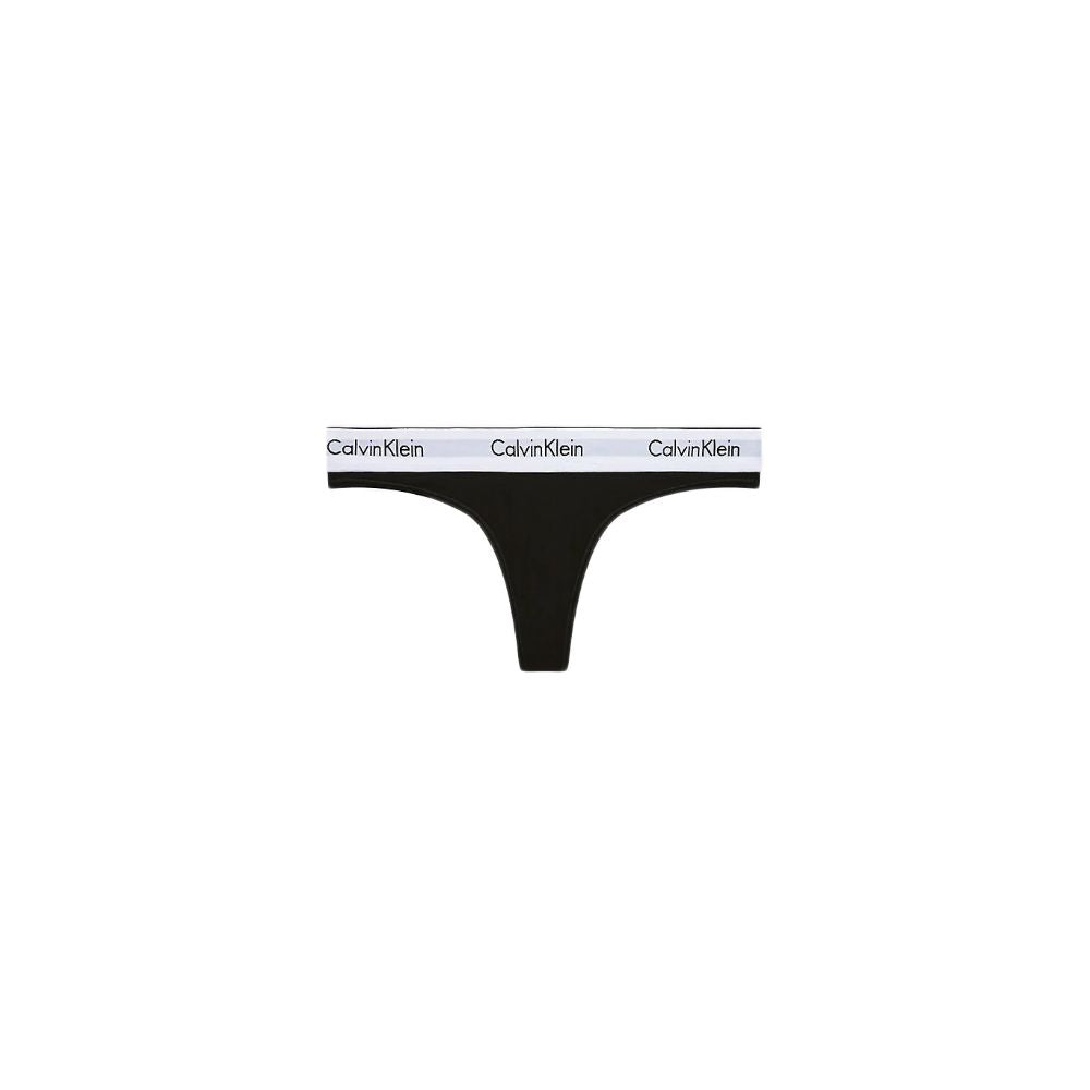 Calvin Klein Underwear Black Cotton Thong