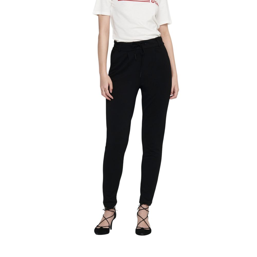 Only Schwarze Viskose Freizeithose