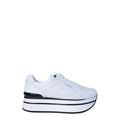 Guess Weiße Plateau-Sneaker aus Polyester