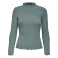Only Zweifarbiger Viskose-Sweatshirt