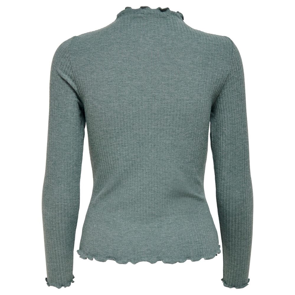 Only Zweifarbiger Viskose-Sweatshirt