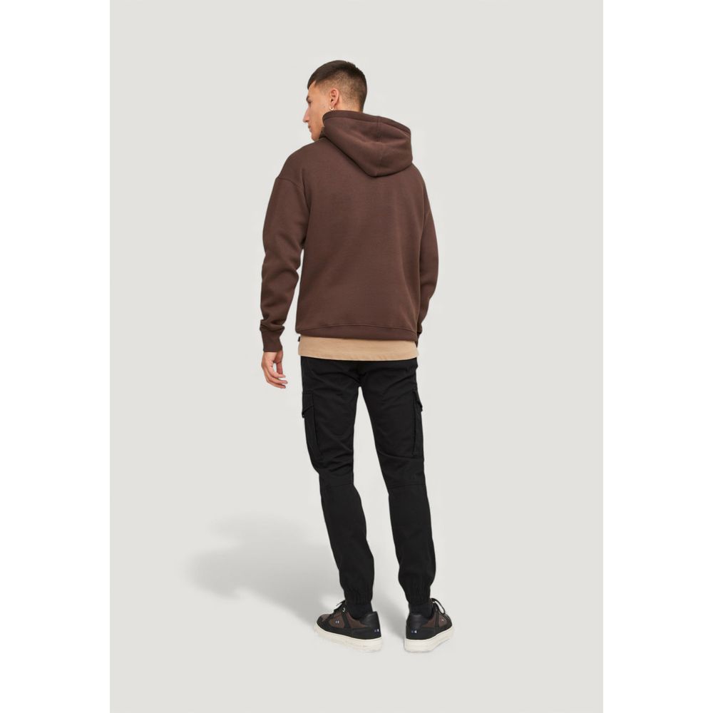 Jack Jones Black Cotton Skinny Trousers