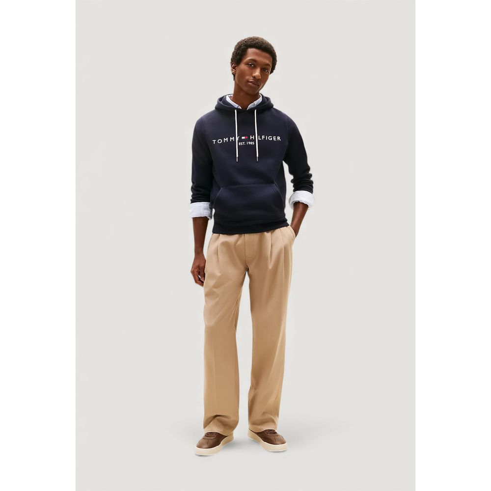 Tommy Hilfiger Blauer Baumwoll-Hoodie