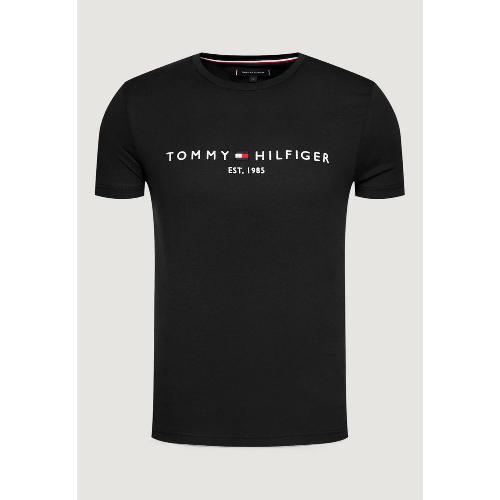Tommy Hilfiger Schwarzes Baumwoll-T-Shirt