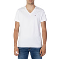 Tommy Hilfiger Jeans Weißes Baumwoll-T-Shirt