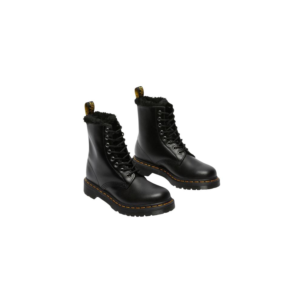 Dr. Martens Schwarze Leder-Schnürstiefel