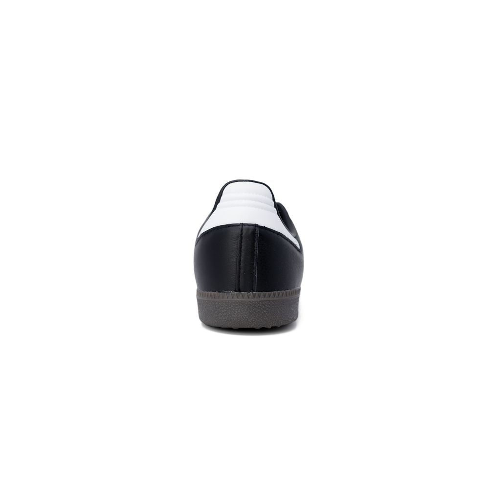 Adidas Originals Schwarze Leder Low-Top-Sneaker
