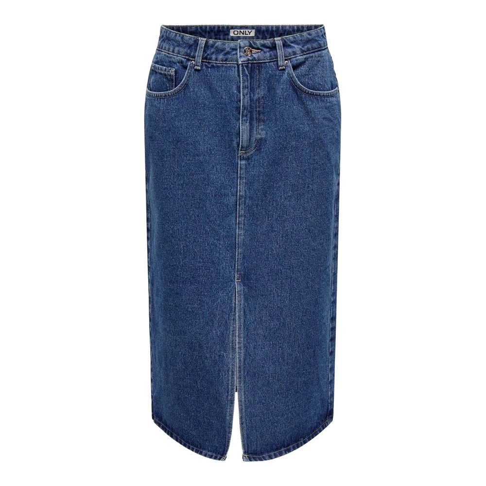 Only blue cotton maxi skirt