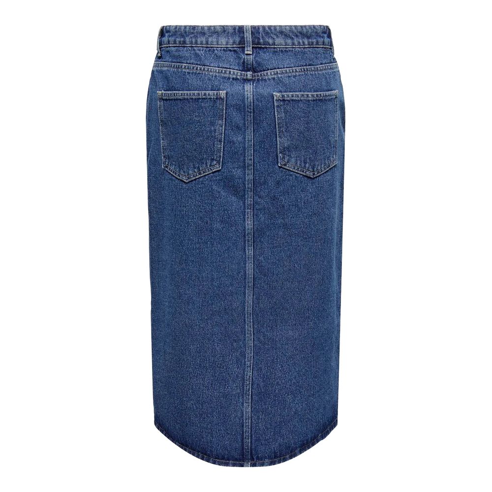 Only blue cotton maxi skirt
