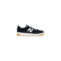 New Balance Schwarze und weiße Leder-Sneaker im Athletic-Look