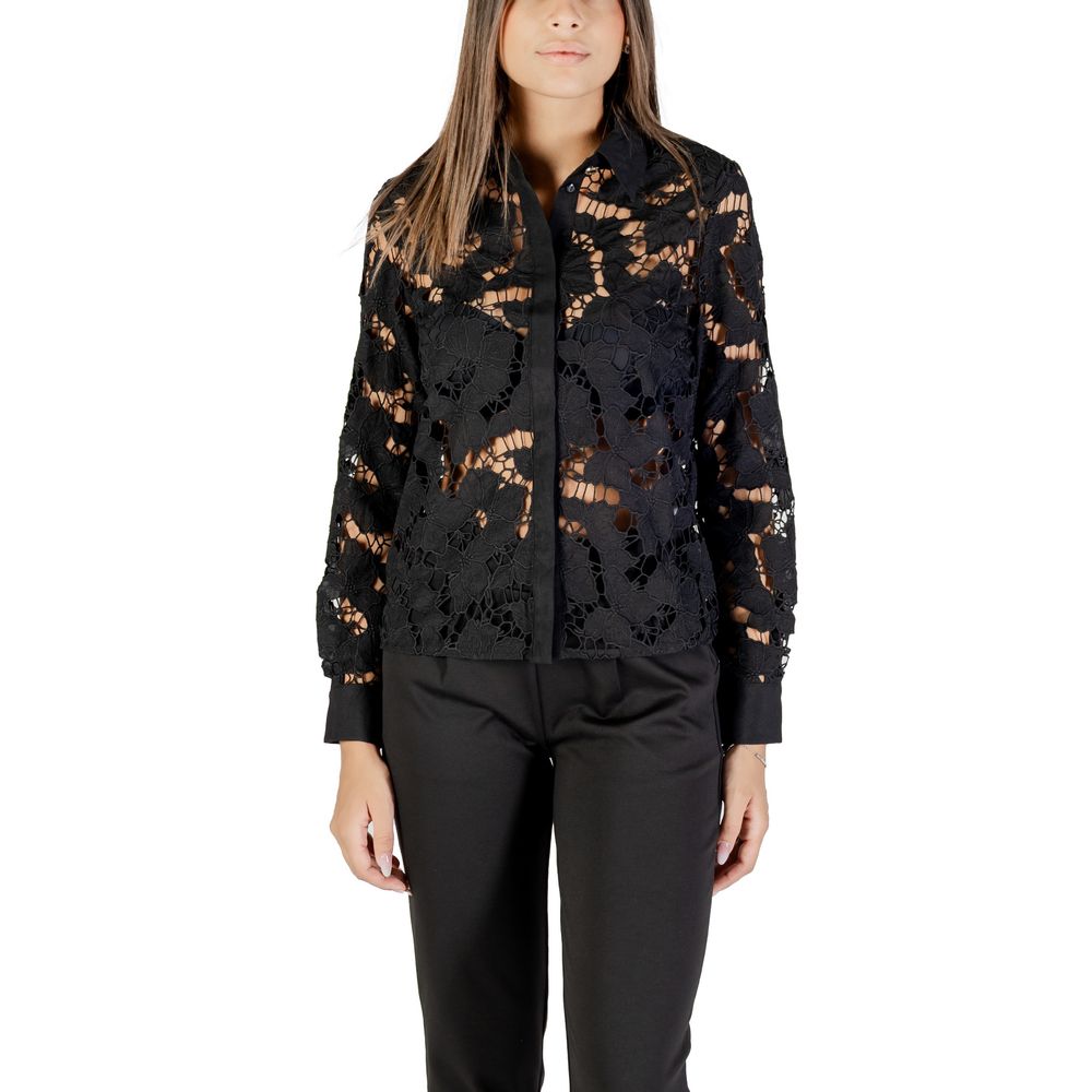Morgan De Toi Schwarze Bluse aus Polyester