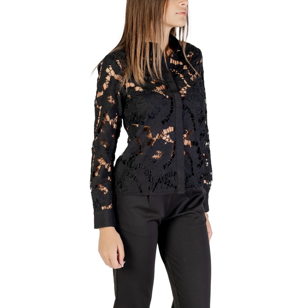 Morgan De Toi Schwarze Bluse aus Polyester