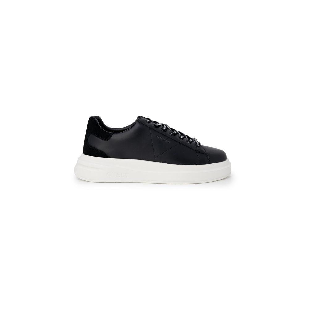 Guess Schwarze Low-Top-Sneaker aus Polyethylen