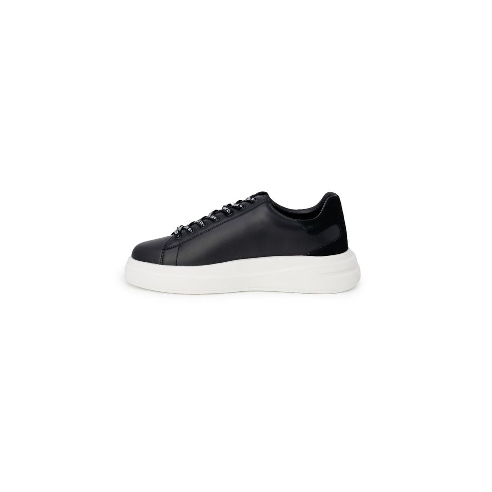 Guess Schwarze Low-Top-Sneaker aus Polyethylen