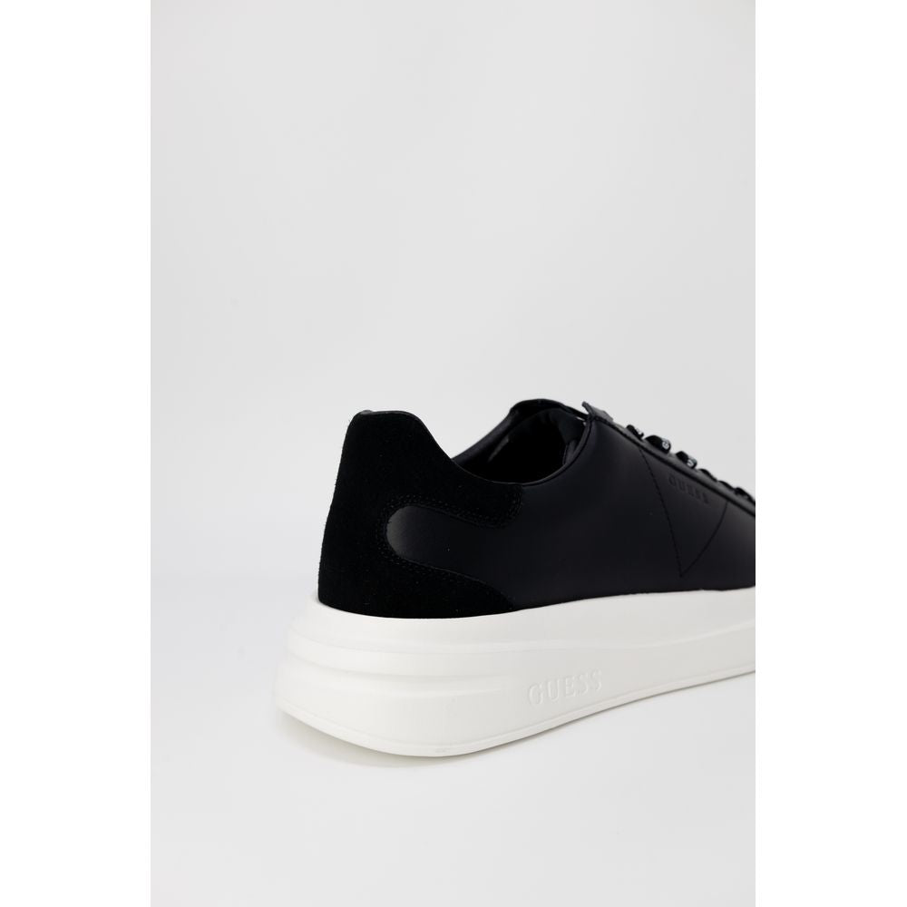 Guess Schwarze Low-Top-Sneaker aus Polyethylen