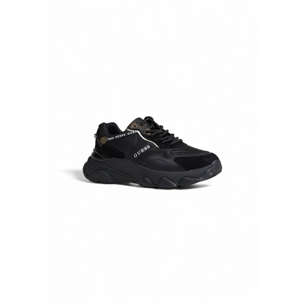 Guess Schwarze Chunky Sneaker aus Polyethylen