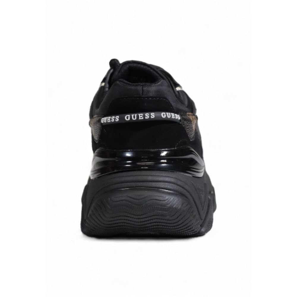 Guess Schwarze Chunky Sneaker aus Polyethylen