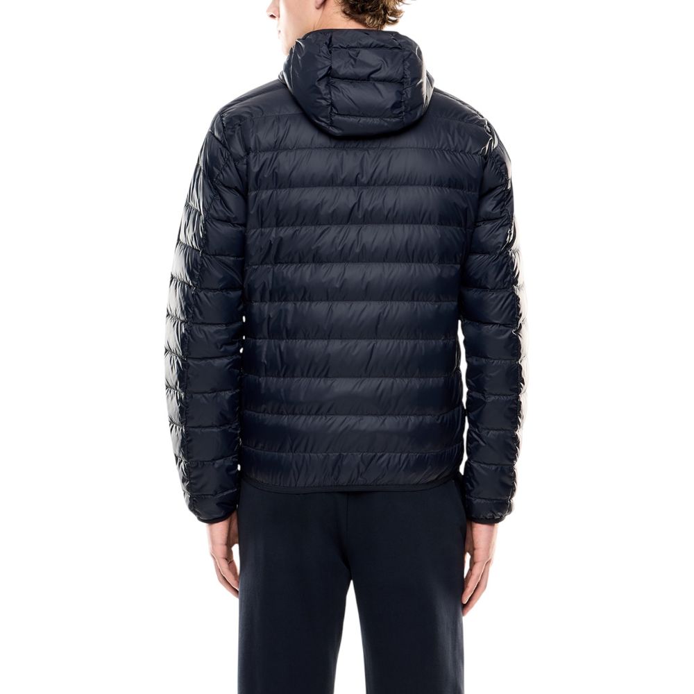 EA7 Emporio Armani Blaue Shell-Jacke aus Polyamid