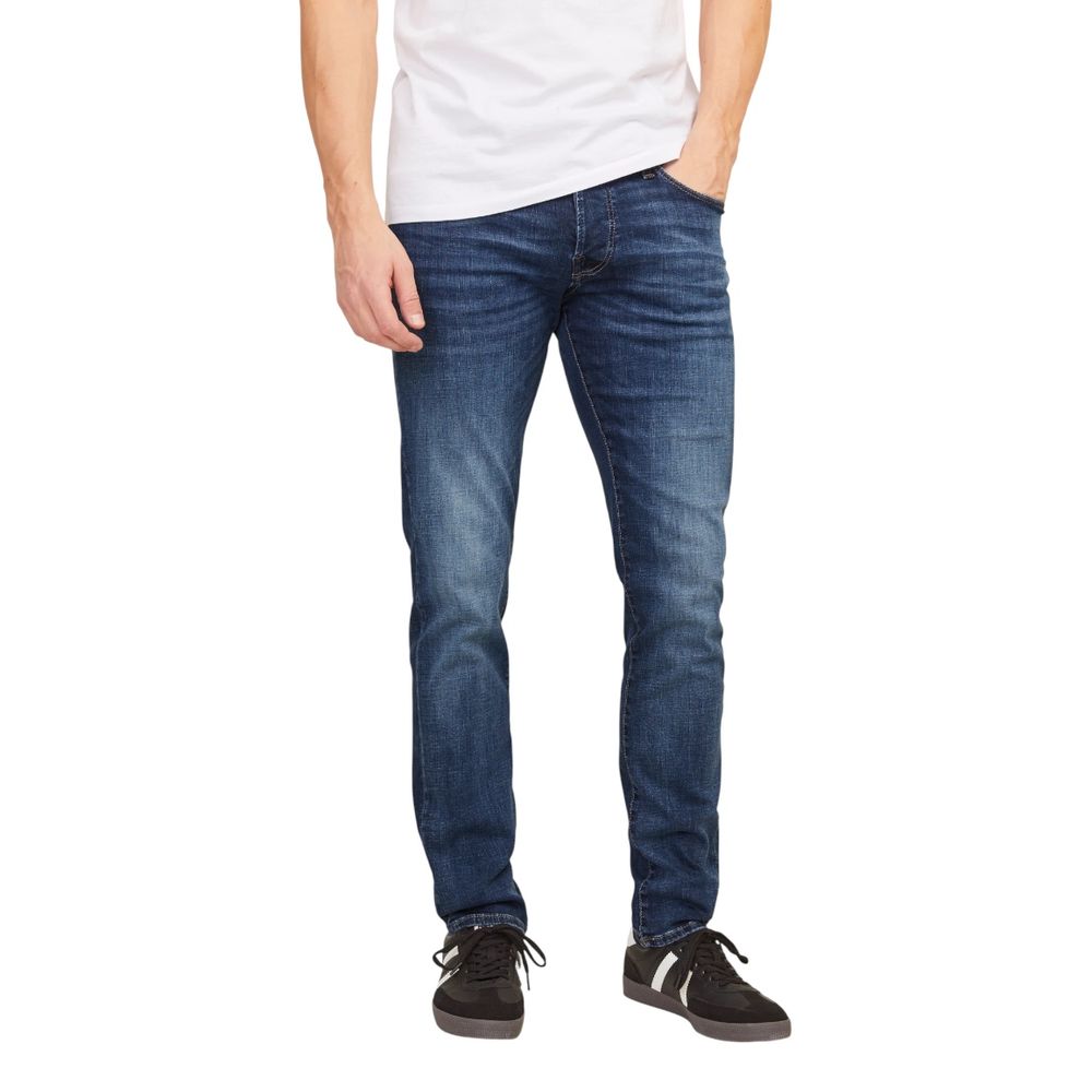 Jack Jones Blaue Jeans aus Baumwolle im Relaxed Fit