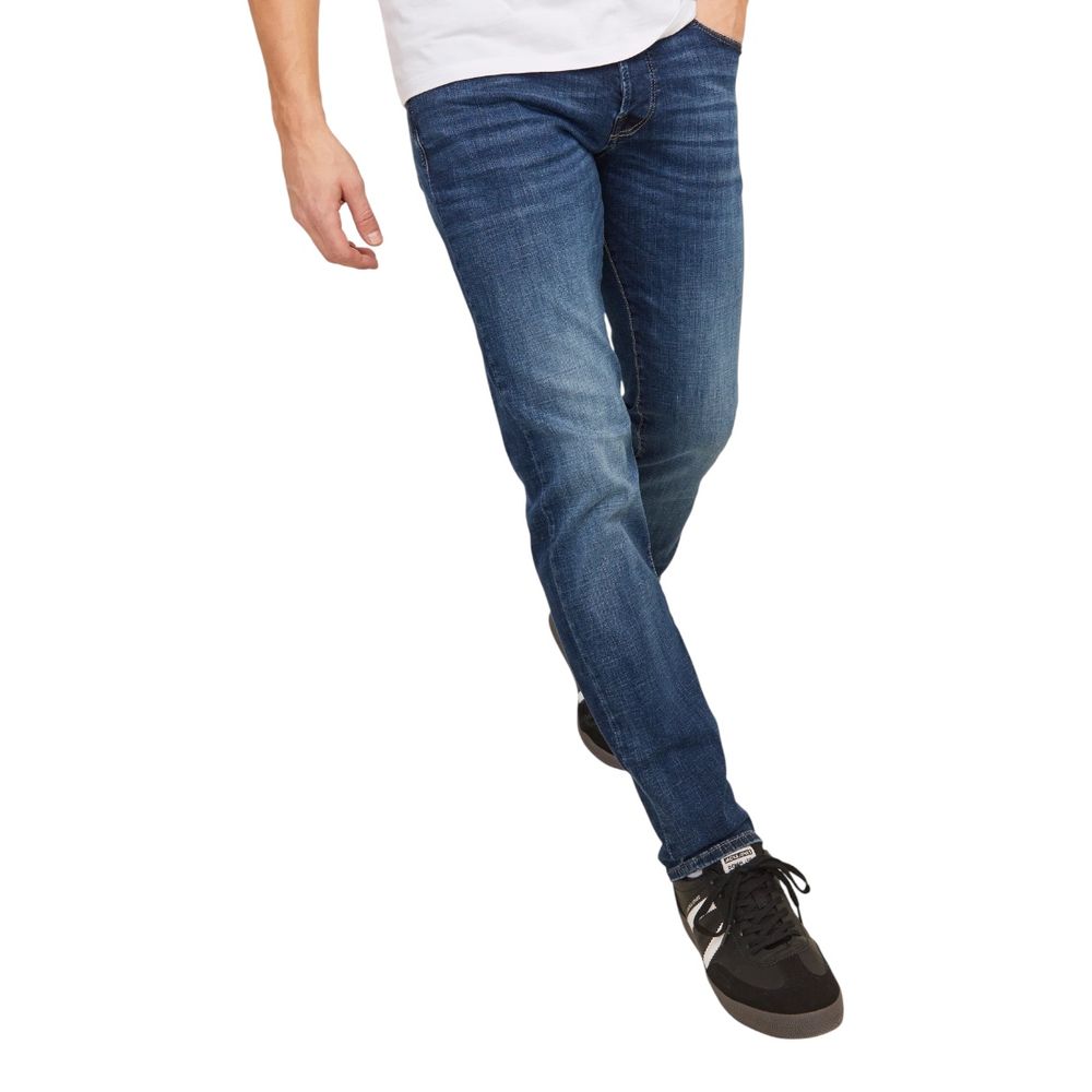 Jack Jones Blaue Jeans aus Baumwolle im Relaxed Fit