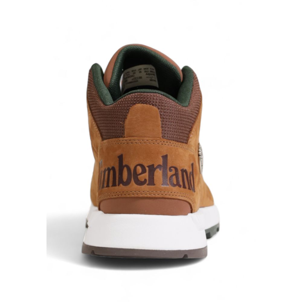 Timberland Braune athletische Sneaker aus recyceltem Kunststoff
