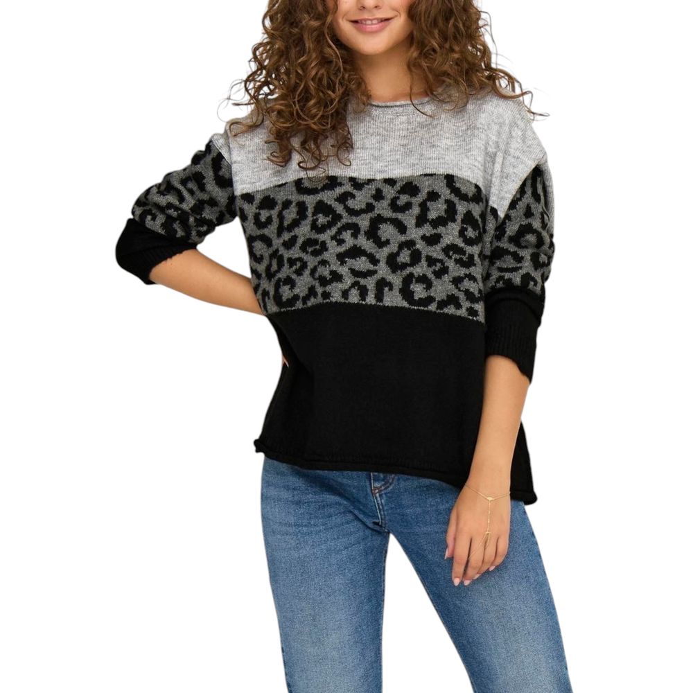 Only Gray Sweatshirt Made from Marabou Feathers