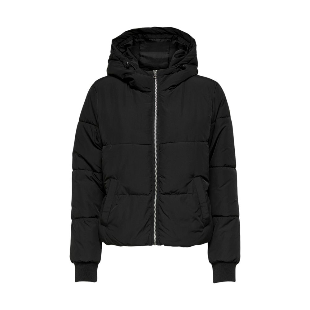 Jacqueline De Yong Schwarze Shell-Jacke aus Polyester