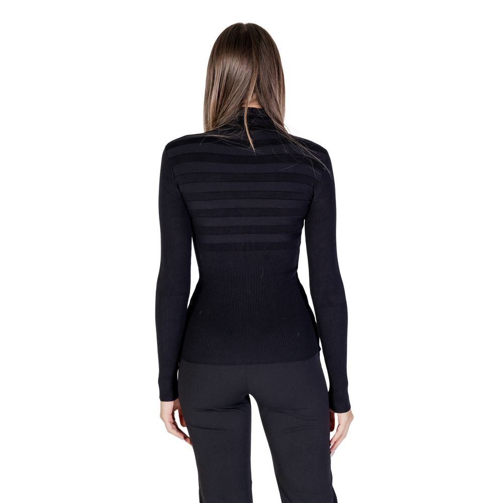 Morgan De Toi Schwarzer Rollkragenpullover aus Viskose
