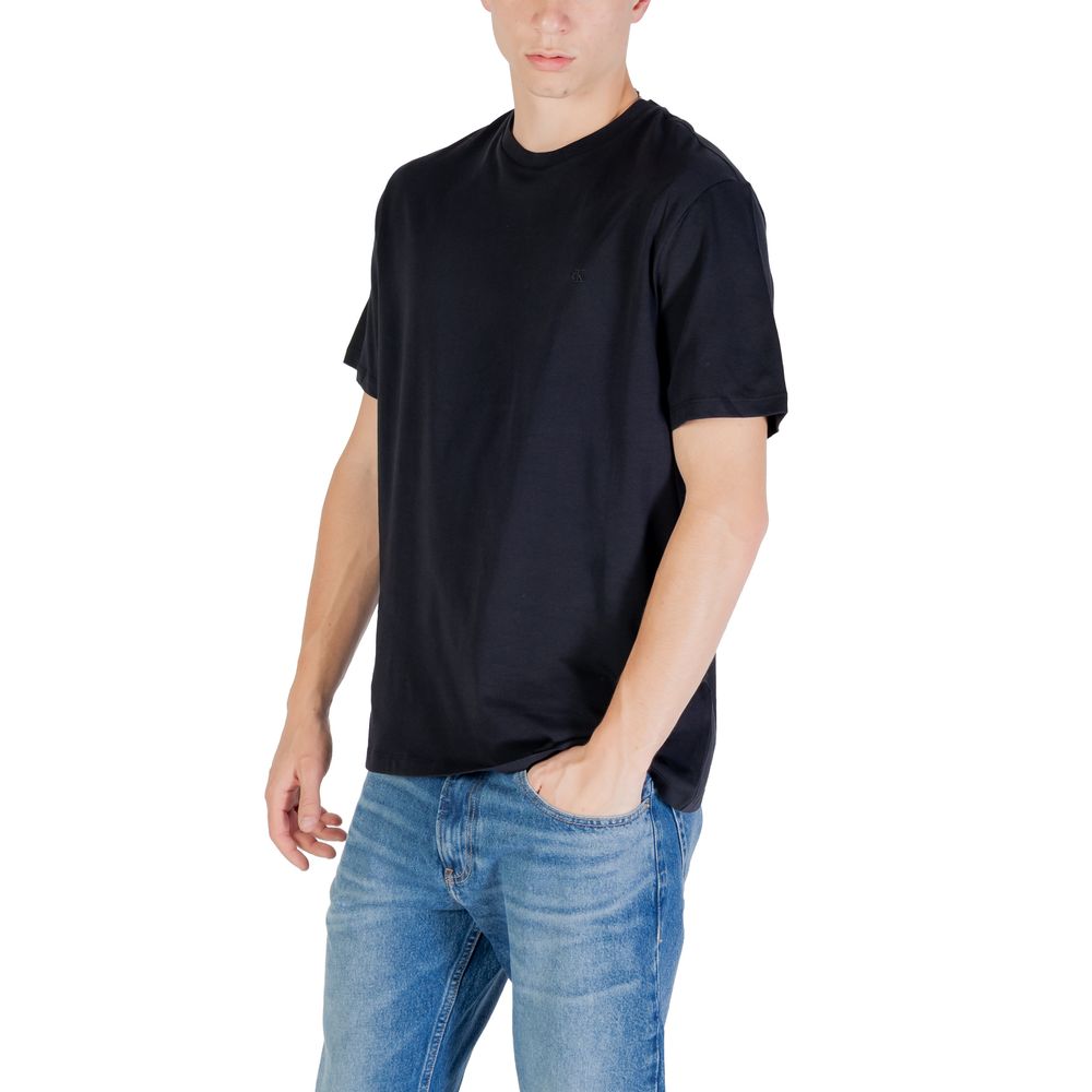 Calvin Klein Jeans Graues Baumwoll-T-Shirt