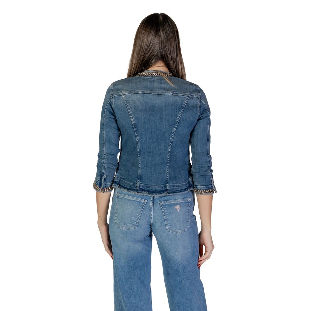 Liu Jo Hellblaue Jeansjacke aus Baumwolle