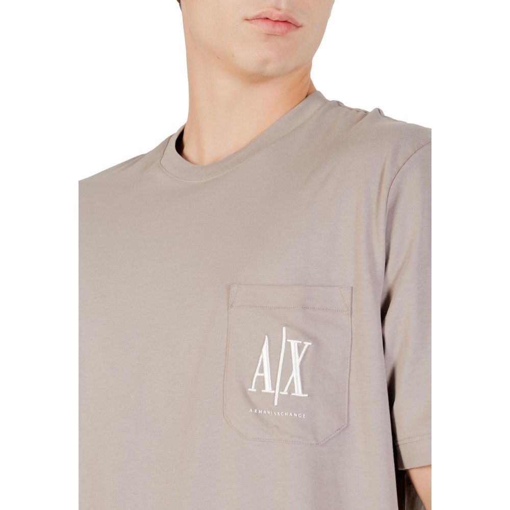 Armani Exchange Braune Baumwoll-Sportbekleidung