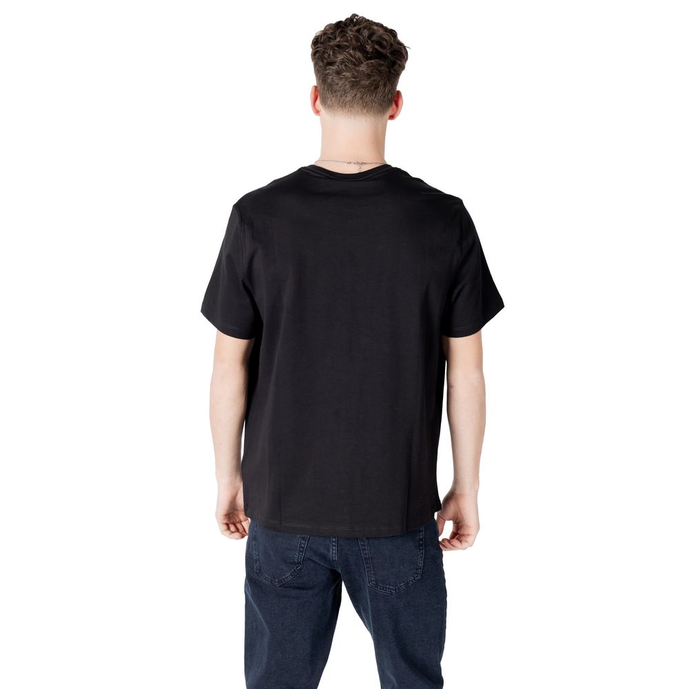 Calvin Klein Jeans Schwarzes Baumwoll-T-Shirt