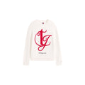 Tommy Hilfiger Jeans Cremefarbener Pullover aus recycelter Baumwolle
