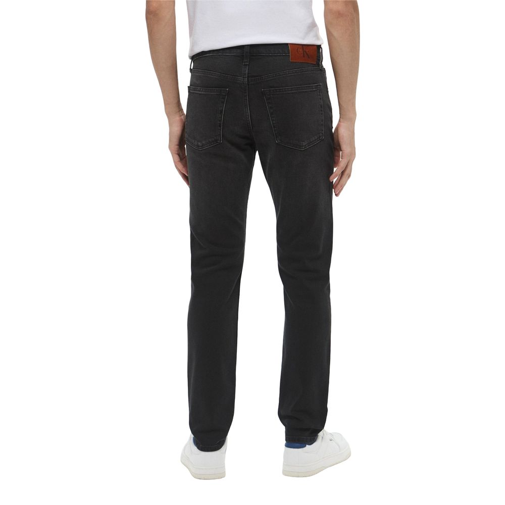 Calvin Klein Jeans Schwarze Skinny Jeans aus Baumwolle