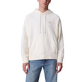 Calvin Klein Jeans Weiße Baumwollkapuzenpullover