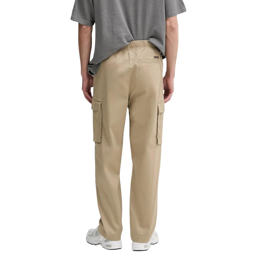 Calvin Klein Jeans Beige Baumwoll-Cargo-Hose