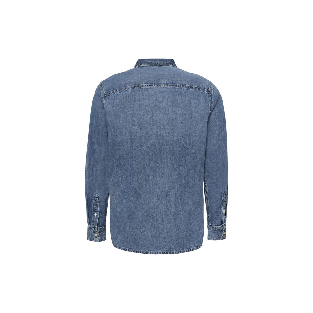 Calvin Klein Jeans Blaues Denim-Hemd