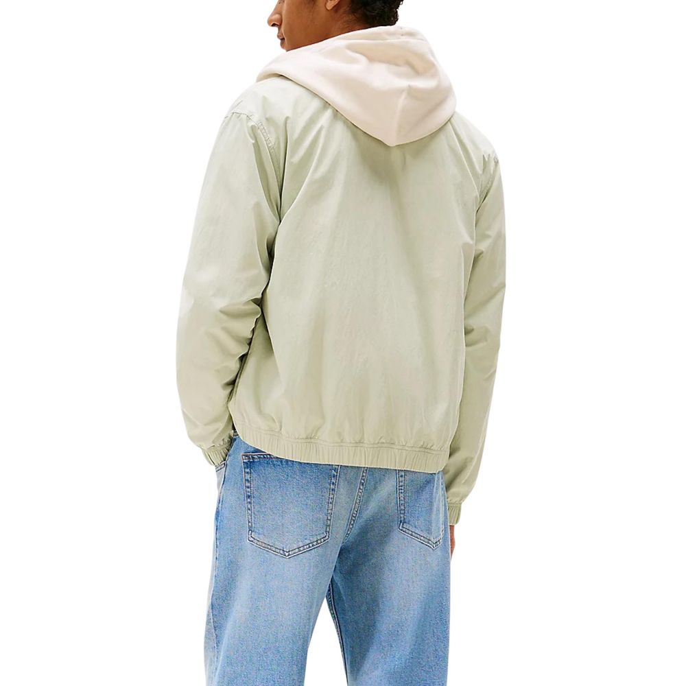 Tommy Hilfiger Jeans Zweifarbige Bomberjacke aus recyceltem Polyamid