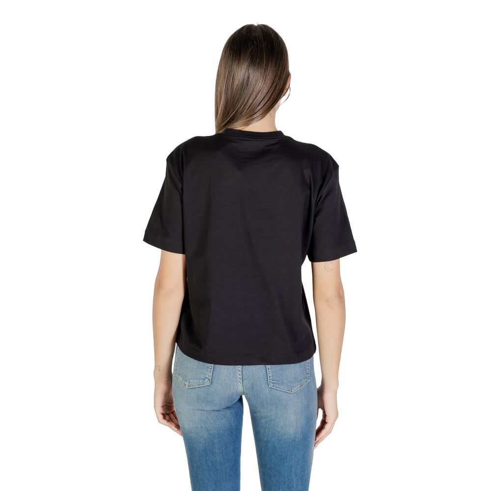 Calvin Klein Jeans Schwarzes Baumwoll-T-Shirt