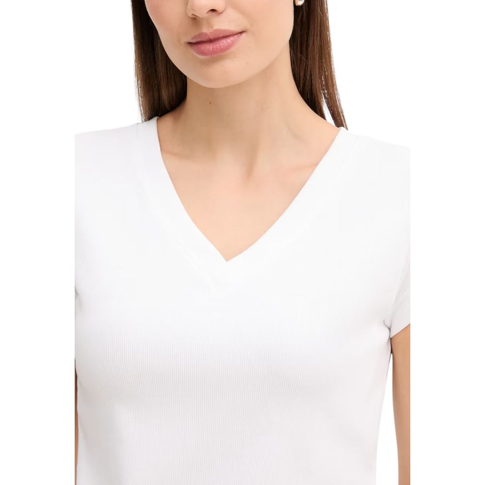 Calvin Klein Jeans Weißes Baumwoll-T-Shirt