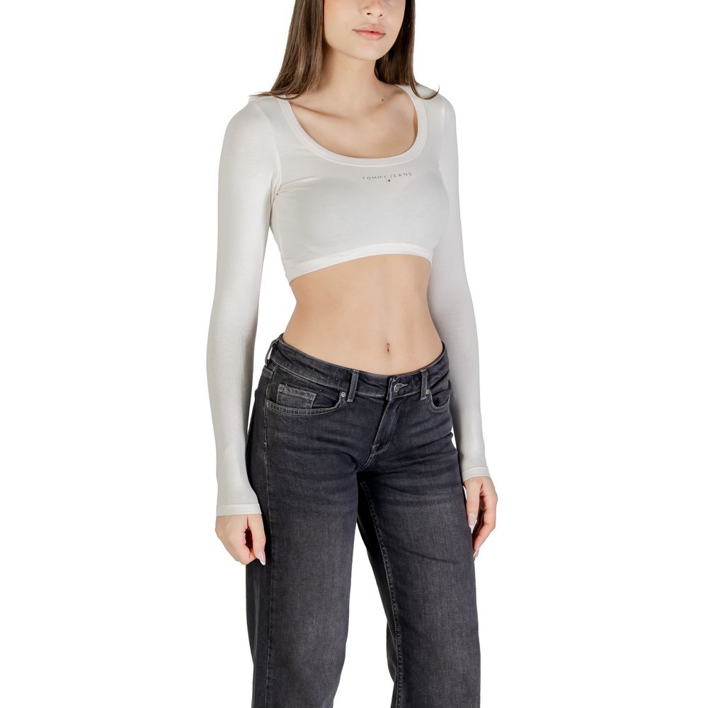 Tommy Hilfiger Jeans Recycled Cotton White Sportswear