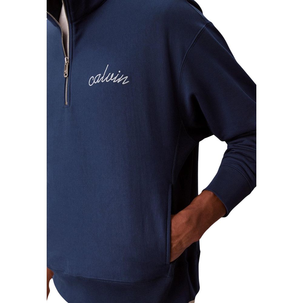 Calvin Klein Jeans Blauer Baumwoll-Sweatshirt