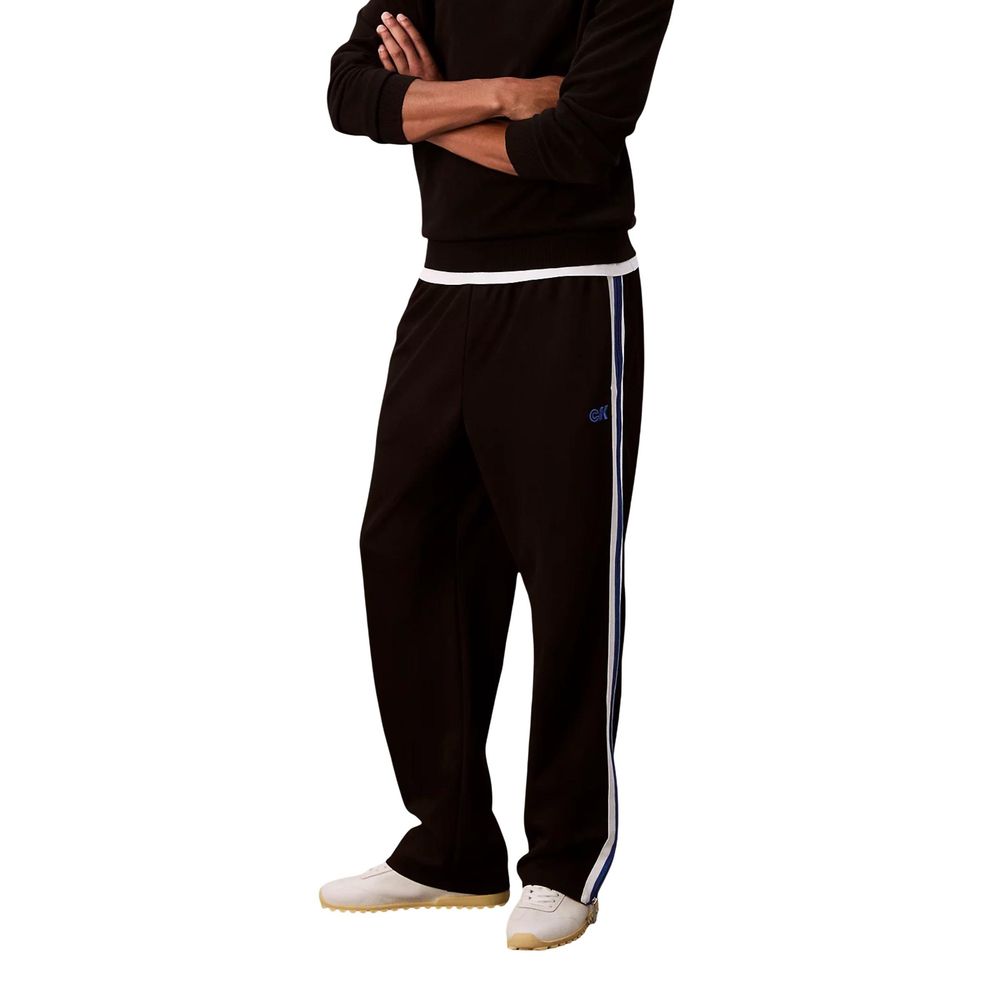 Calvin Klein Jeans Schwarze Jogginghose aus Polyester (Trainingshose)
